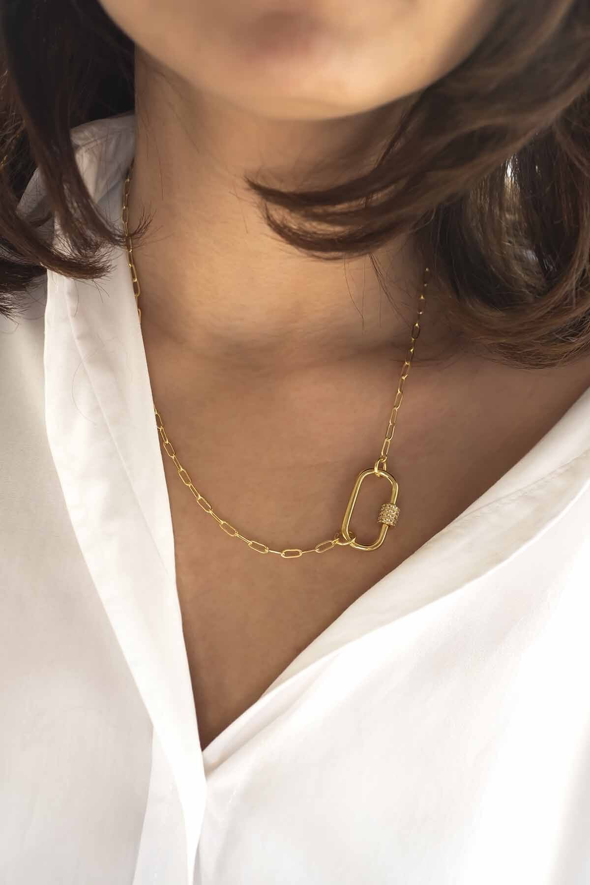 CARABINA - Ovale Link - Charm Kolyesi
