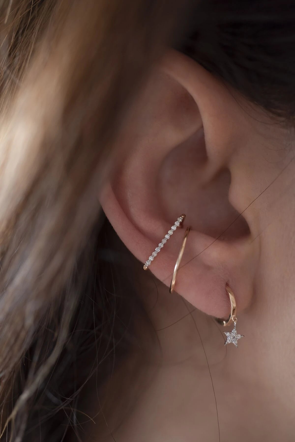 BERMUDA - Pırlanta Earcuff