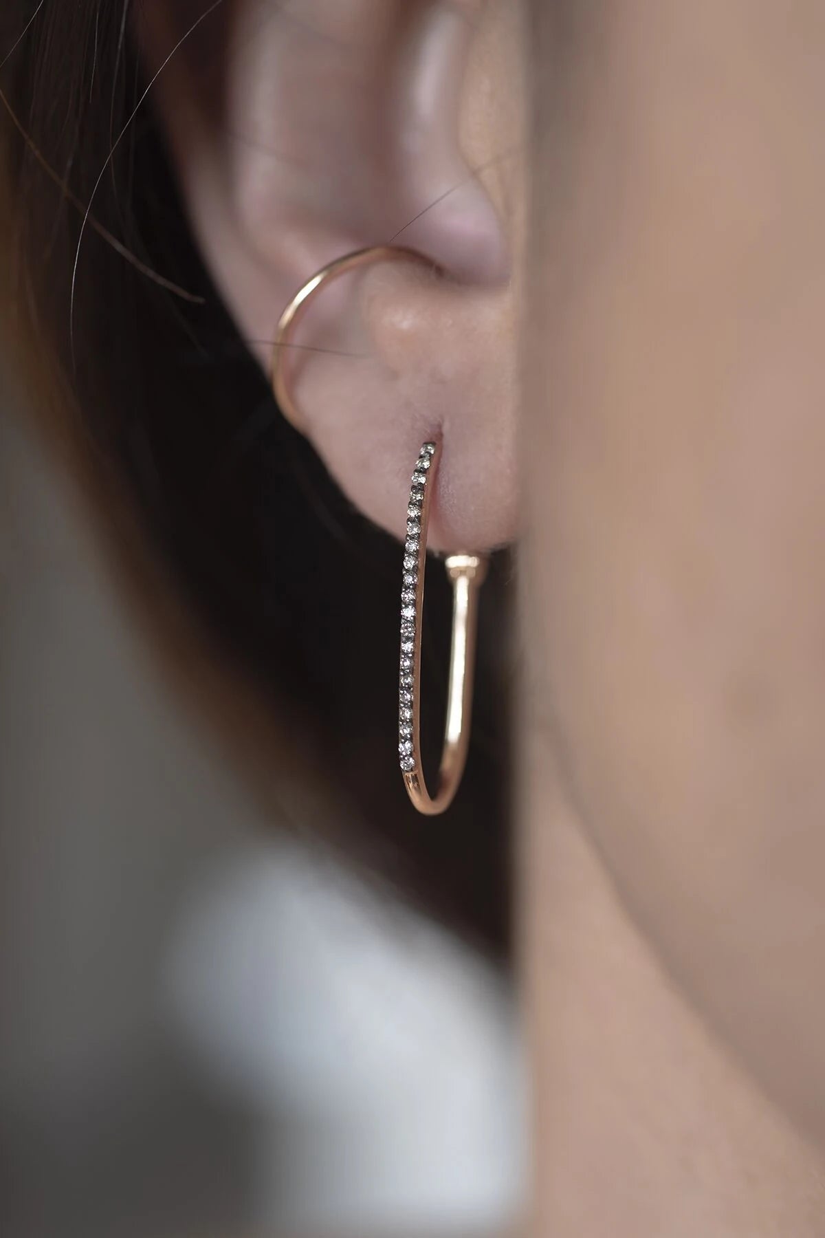 RING - 14K Altın Tek Earcuff