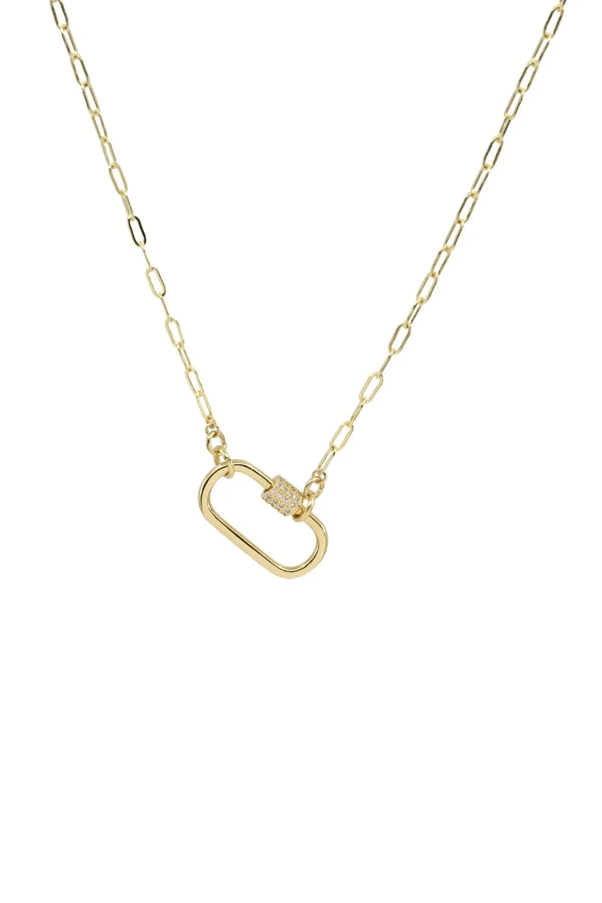 CARABINA - Ovale Link -  Charm Kolyesi