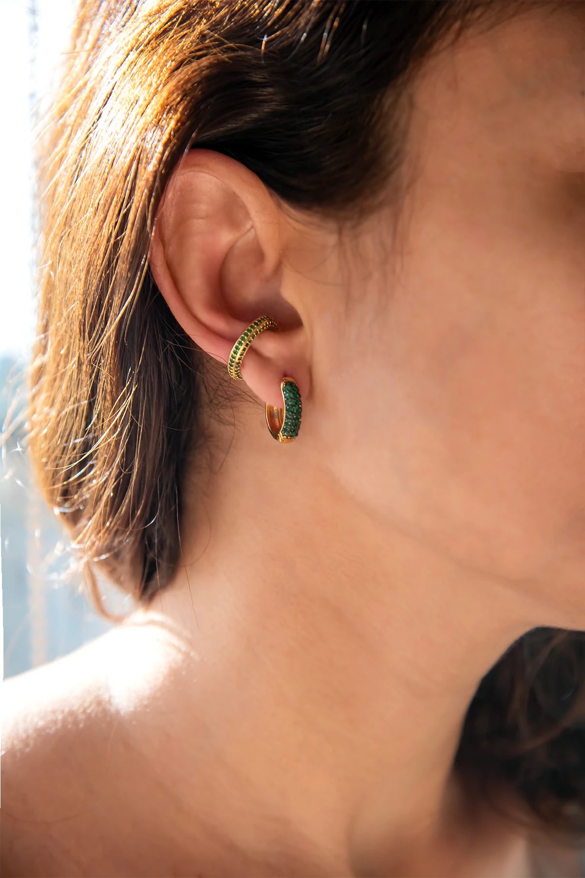 EMERALD - Halka Küpe